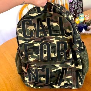 BACK TO SCHOOL!  Robin Ruth California Backpack Camouflage Print